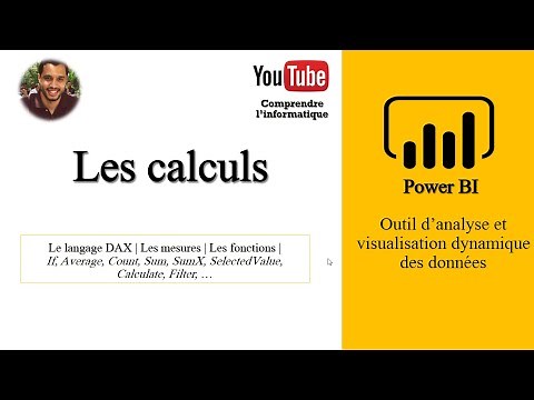 Power BI : Les calculs (Langage DAX)
