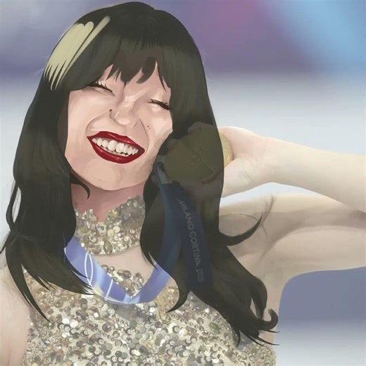 Drew her again!!!!!! #alyssaliu #olympics #goldmedal #art #digitalart #alternative