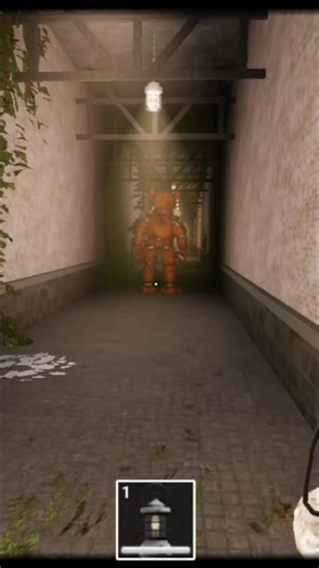 💀 WHY IS IT JUST STANDING THERE...#fnaf #scary #gamingshorts #funnymoments