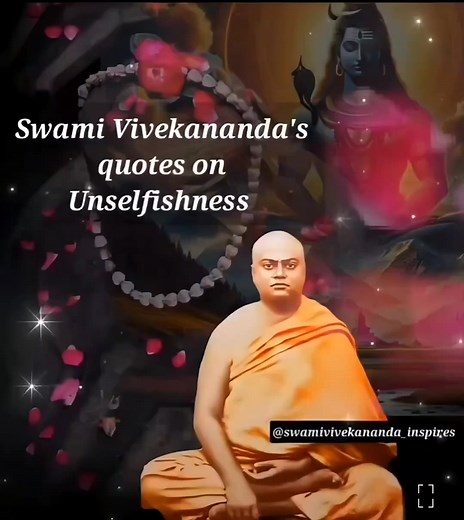 Unselfishness is the test of true spirituality. Swamiji reminds us that by being selfless, we come closer to God, to Shiva, and to freedom itself. Let us live with love and unselfishness #SwamiVivekananda #Inspiration #Unselfishness #Spirituality #Shiva #Vedanta #SwamijiInspires #DivineWisdom | Swami Vivekananda-The inspirational leader