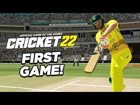 CRICKET 22 (PS5) | FIRST GAME, FIRST IMPRESSIONS!