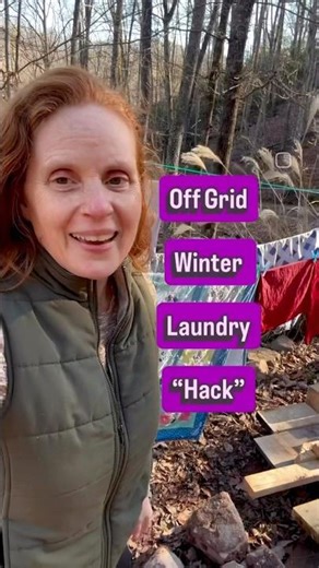 Off Grid Laundry Hack #offgridhomestead #laundryhacks #offgrid