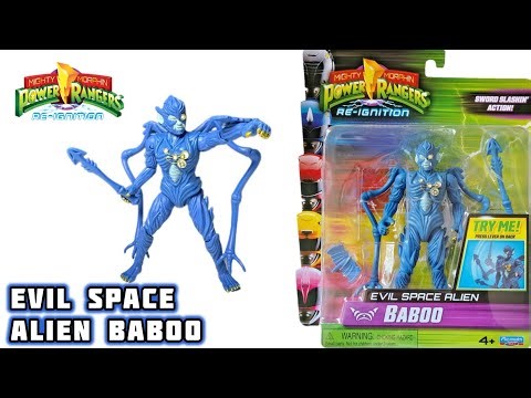 Another Banger! Playmates Mighty Morphin Power Rangers Evil Space Alien Baboo review #powerrangers