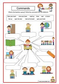 Commands flash cards