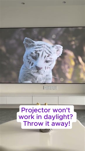 See how our A9G Pro projector performs in bright daylight – a must-see for B2B buyers!