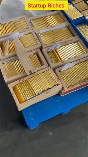 $999 BILLION GOLD VAULT 😱 Massive Gold Bars Worth TRILLIONS! 💰 | Startup Riches #shorts