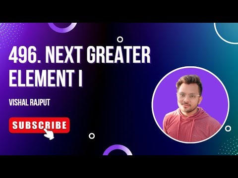 496. Next Greater Element 1 | Brute force and Optimal solution | Vishal Rajput