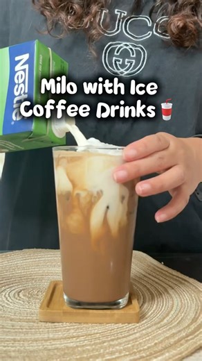 Refreshing Milo Iced Coffee | Easy Drink Recipe