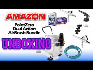 PointZero Dual Action Airbrush Bundle... UNBOXING
