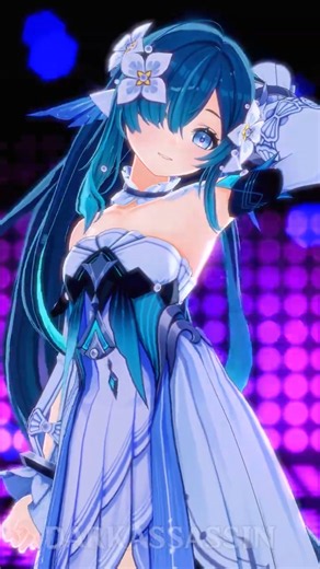 Vodyanitsa - LOW CORTISOL FUNK【Genshin Impact MMD】