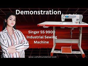 🧵Singer SS 9900 Industrial Sewing Machine | Beginner Demo ll Part -1