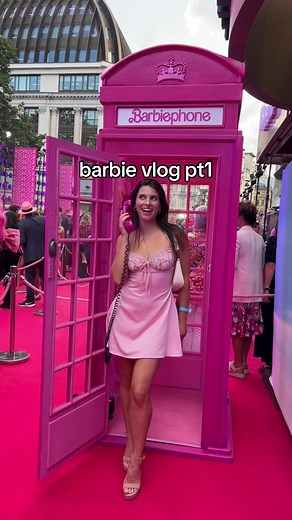 come find a dress with me for the barbie premier as a girl who only wears gym clothes