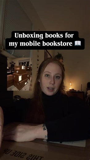 Unboxing Books for My Mobile Bookstore