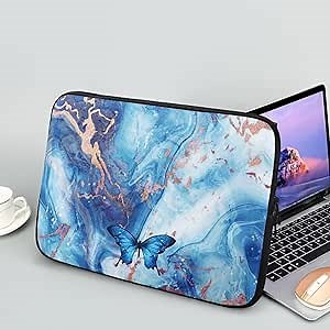 Butterfly Tie Dye Print 10-17 Inch Computer Cases Notebook Cover Lap Top Case Gifts for Women Men