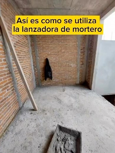 Los #beneficios que nos da el usar una #lanzadorademortero son claros pero ahora te enseñamos cómo usar la lanzadora de mortero en tu #construcción | Materiales y Recubrimientos