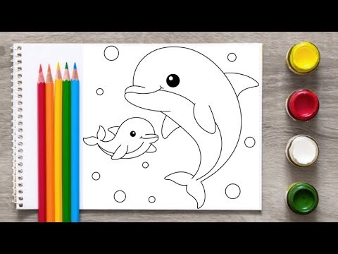 Cute Fish Drawing 🐟 | Easy Painting & Coloring for Kids & Toddlers | Let’s Draw Together