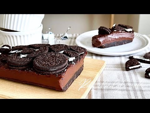 【材料3つ！】牛乳パックで作れる！生チョコオレオタルト作り方！【簡単冷やすだけ！】 / syuncooking