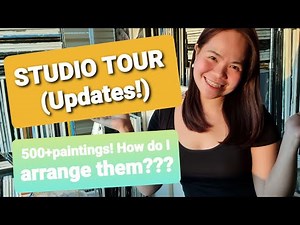 ART STUDIO RE-TOUR! 500+ PAINTINGS