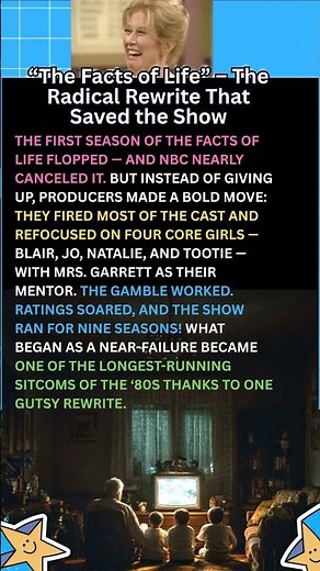 “The Facts of Life” – The Radical Rewrite That Saved the Show #TheFactsofLife #ClassicTV #80sSitcoms