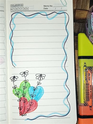 Replying to @aizajan852 Beautiful Border Design Idea | Amazing Border Design Idea for Paper | Beautiful Border Design Idea #borderdesign #cardtutorial #viralvideos #doodlesoftiktok #drawing