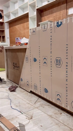 Shop Counter Making | Ongoing Interior Work #furniture #smartfurniture #interiordesign