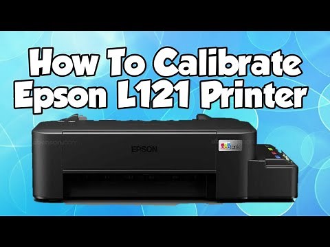 How to calibrate Epson L121 latest printer #EpsonL121