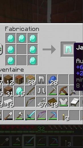 Hé ben Protection IV ! #minecraft #gaming #gameplay