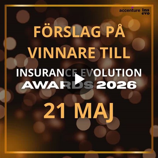 Här är alla förslag på vinnare till Insurance Evolution Award 2026! Vill du vara med nätverksträffen den 21 maj när utmärkelsen delas ut? Anmälan: https://lnkd.in/dZM7TCYn (Hoppa vidare till länken… | Insurance Evolution