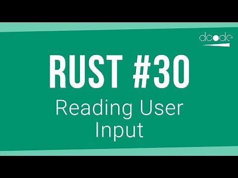 Rust Programming Tutorial #30 - Reading User Input