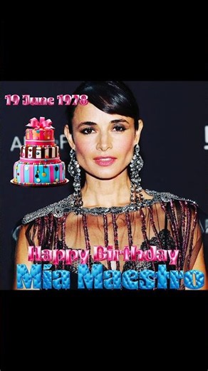 Happy Birthday to a true multi-hyphenate queen 👑 Mía Maestro