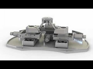 PlanarPod 6-DOF Motion Platform / Vacuum 6-Axis Robotic Parallel Positioning System: by PI miCos