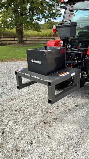 Turn Your Tractor Into A Skid Steer With A PTO Power Pack! #tractor #skidsteer #cool #heavyequipment #ideas Shop http://www.tractortools.com | Good Works Tractors