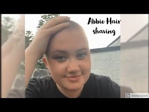 Abbie shaves her head for St. Baldrick's