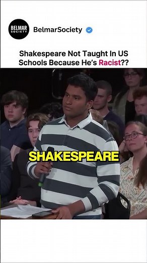 This is why Shakespeare have not taught in US schools... #charliekirk #debate