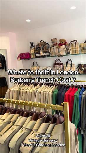 London Thrift Stores: Vintage Fashion & Burberry Finds