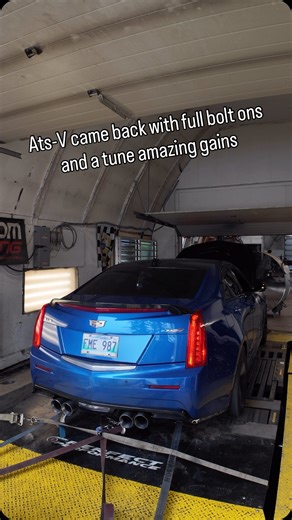 Perfect Performance on Instagram: "@chibs_dm brought his ATS-V in for a comparison with its stock baseline pull, and the gains across the power band are simply amazing! I can’t wait to see how it performs on E85. 👍"
