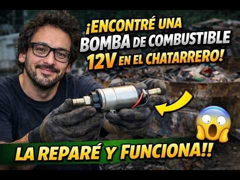 ¡Rescaté una Bomba de 12V del Chatarrero y la Hice Funcionar! 💪 (Increíble Resultado)