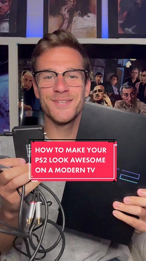 Here’s our favorite way to connect a ps2 to an hdtv! A lot of tvs still have component cables, but if they dont, theres convertors online you can get! The difference between component and av is huge! Hopefully this helps! #ps2 #retrogaming #tips #fyp