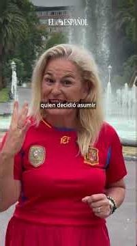 PP Councilwoman Esther Martínez confronted radicals in Bilbao during the World Cup final