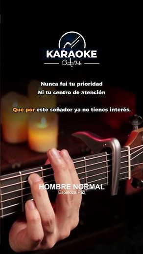 Hombre Normal KARAOKE 🎤 Espinoza Paz 🔥 #karaoke