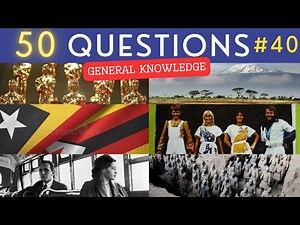 The General Knowledge Quiz #40 ¦ 50 Trivia Questions - Pub Quiz