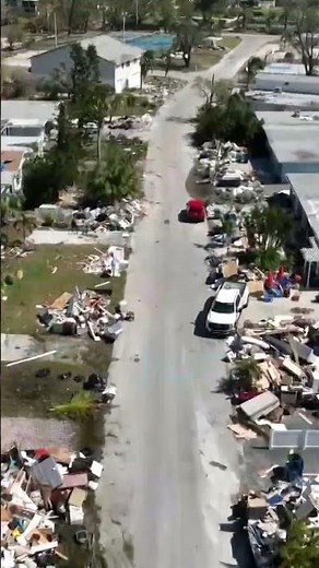 Anna Maria Island Hurricane Damage Aerial View