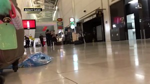 This was the frightening scene at JFK Airport after reports of shots fired in a terminal on Sunday night. Read mor e: http://nbcnews.to/2b52uub | NBC News