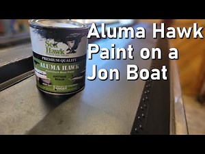 Aluma Hawk Paint on a Jon Boat