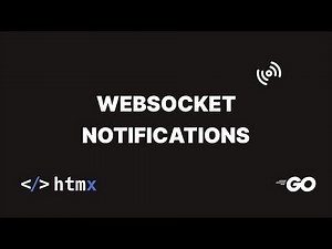Go & HTMX Data Dashboard - Live WebSocket Notifications