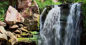 Nature: Winnewissa Falls in Minnesota