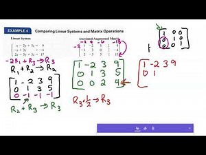 How to use Gaussian Elimination to solve system of Equations