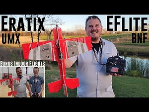 E-flite - Eratix - UMX - Outdoor & Indoor Maiden Flights + Unbox, Build, & Radio Setup