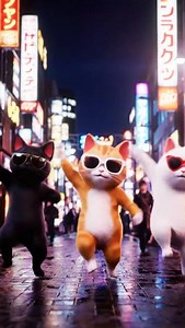 Dancing Cat in Tokyo. #shots