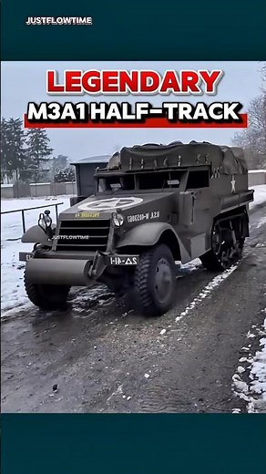 M3A1 Half-track: The WWII American Armored Vehicle #military